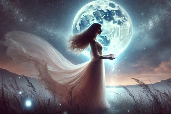 energia da lua para aumentar a feminilidade